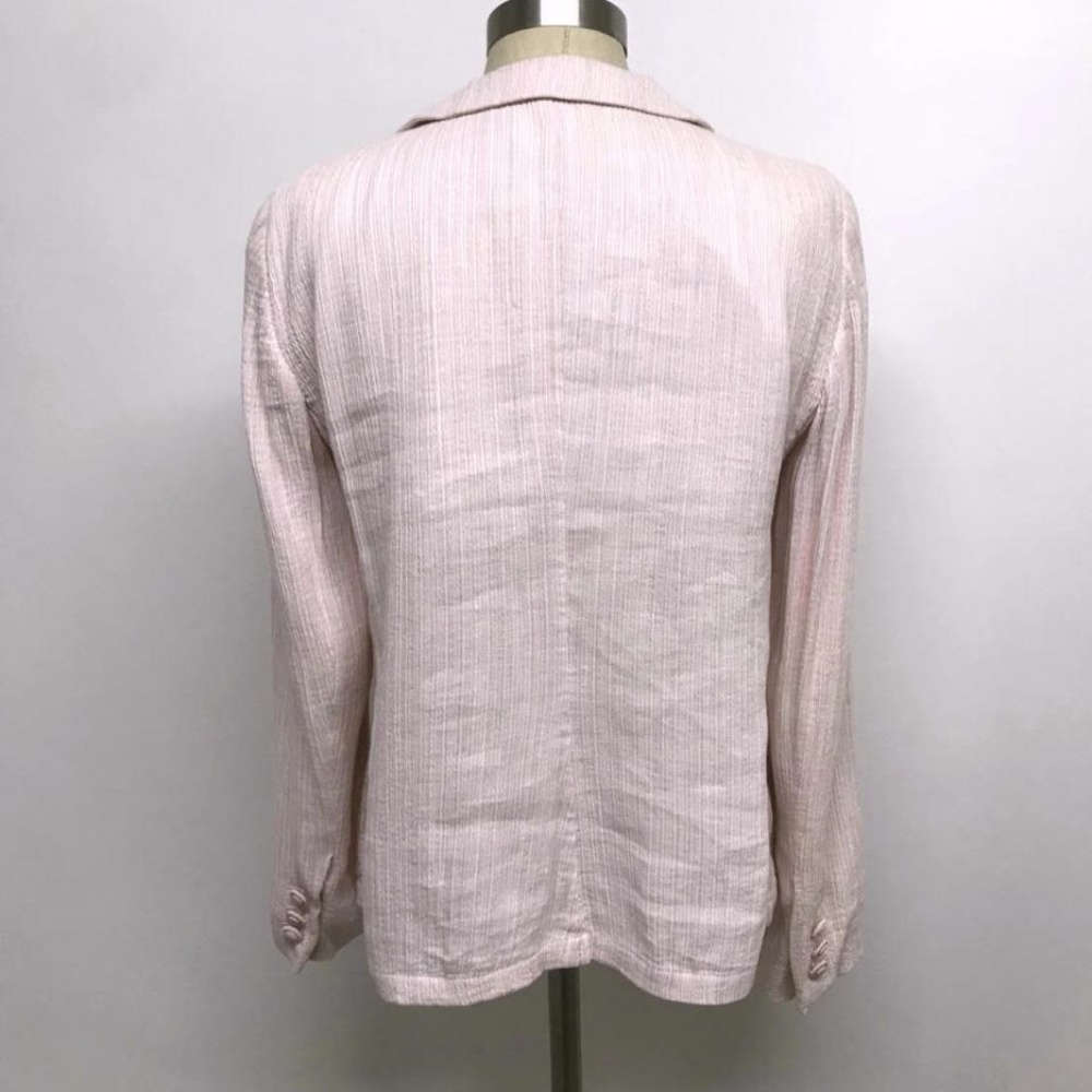 ❌❌SOLD❌❌ ARMANI Collezioni Pink Striped Jacket 10 - Picture 6 of 8